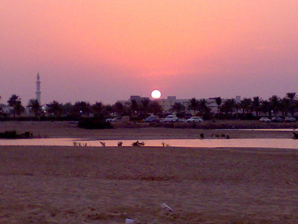 Sunset vew near Masjid by sheheen