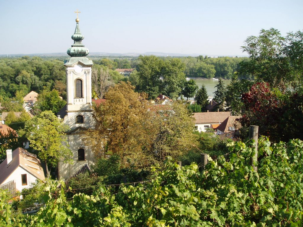 Szentendre - Óváros a magasból by Falusi Zoltán