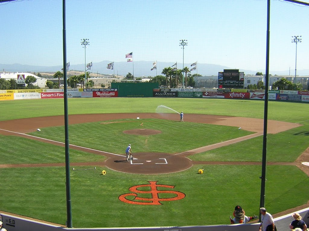 San Jose Giants - Municipal Stadium by the baseball traveler