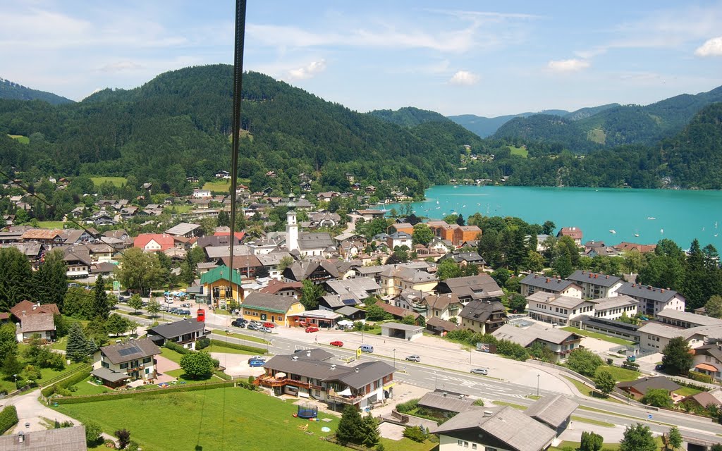 Zwölferhorn Seilbahn, Sankt Gilgen, Wolfgangsee by Hans J.S.C. Jongstra