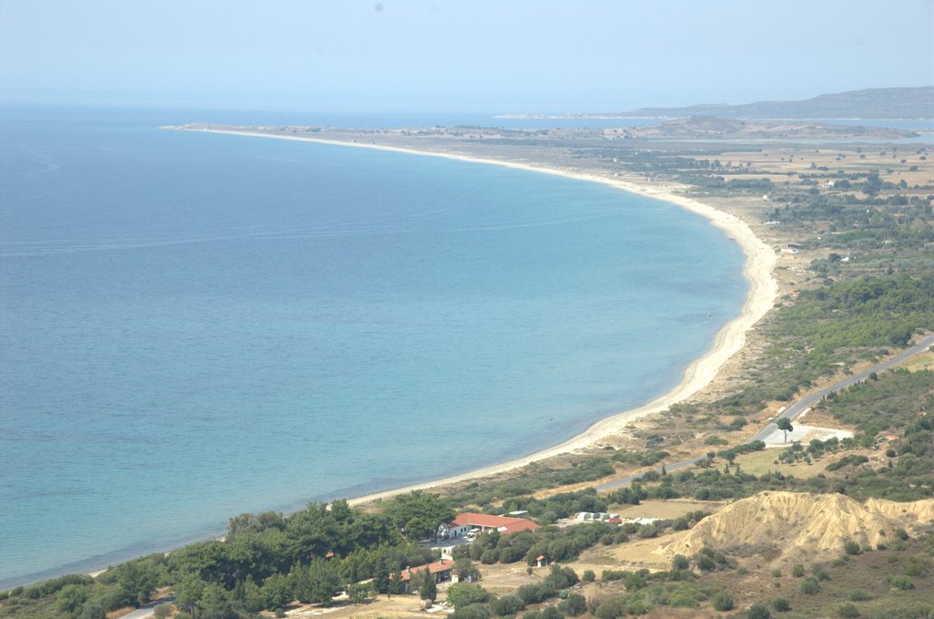 North Beach from Plugge's Plateau, Gallipoli, Turkey by Seref Halicioglu