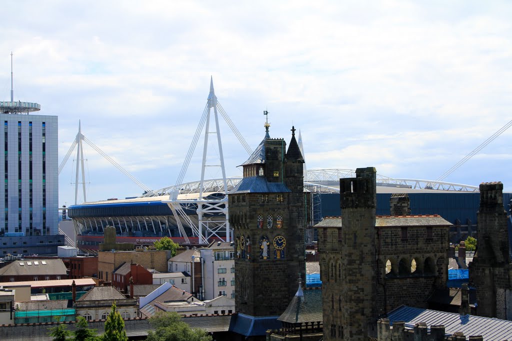 Millennium Stadium from the shell by totovadacca