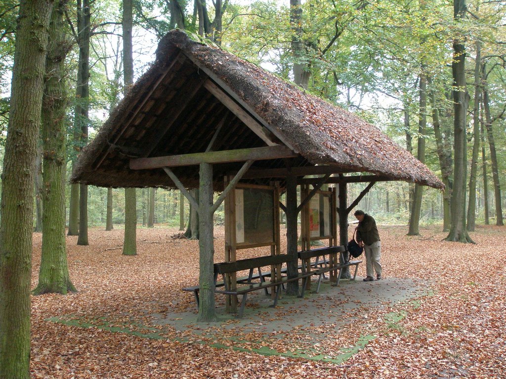 Schuilplek in het Prinsenpark by Jan de Swart