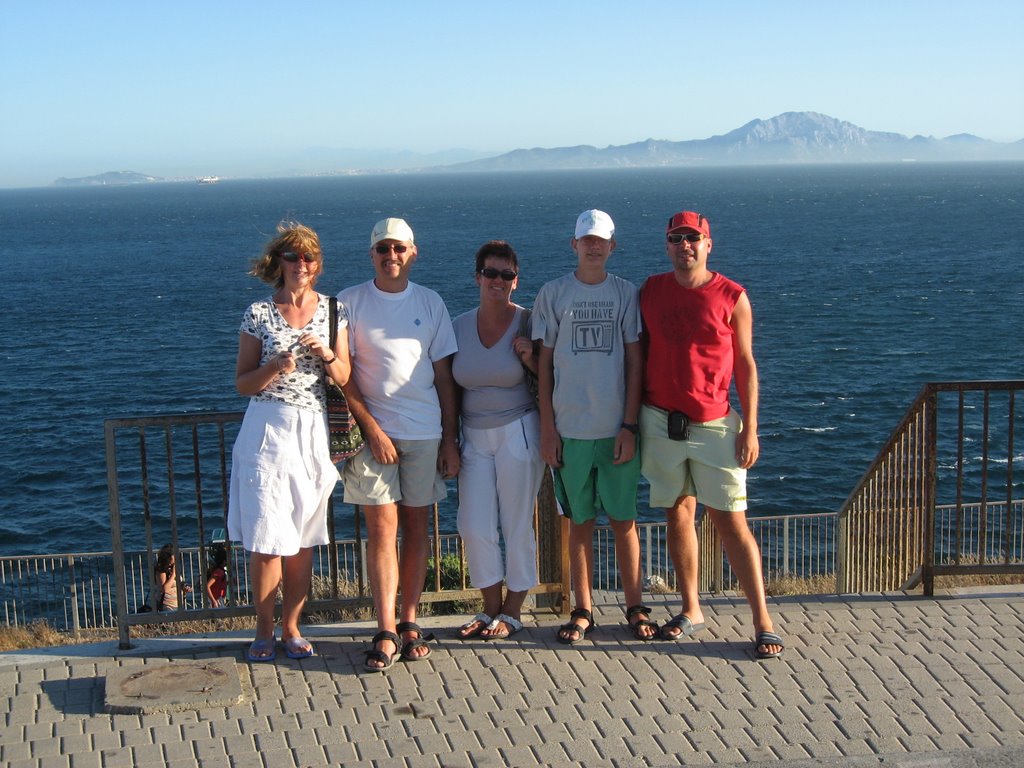 Gibraltar - Europa point widok na Afrykę. by CypisPoland