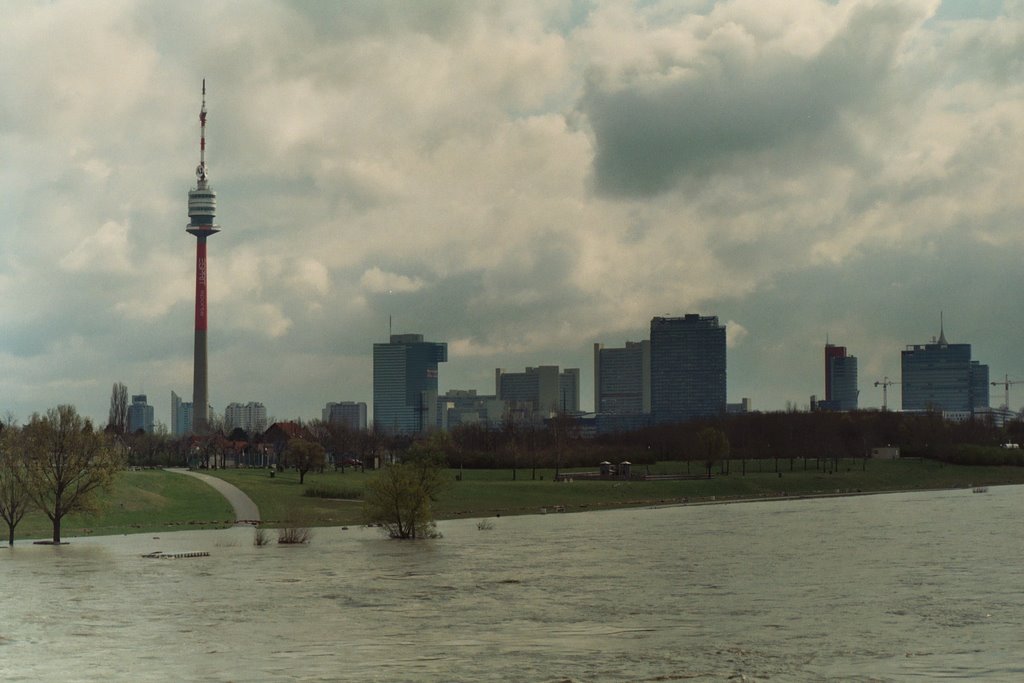 flooding in Vienna (2003) by Christian Wolf