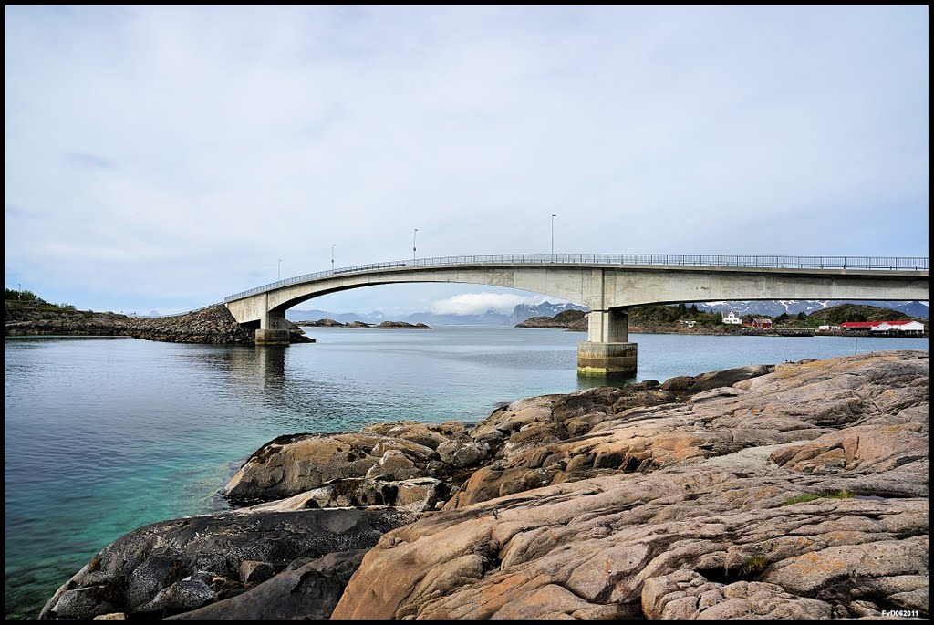 Norway; Lofoten, Henningsvær by F. van Daalen