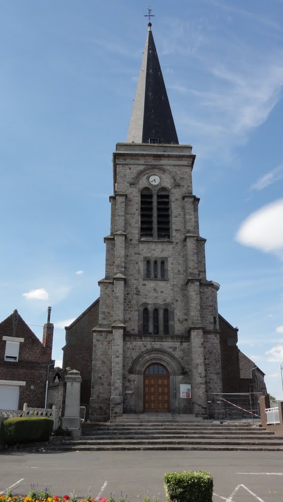 Eglise de Fressain by Roger Machin