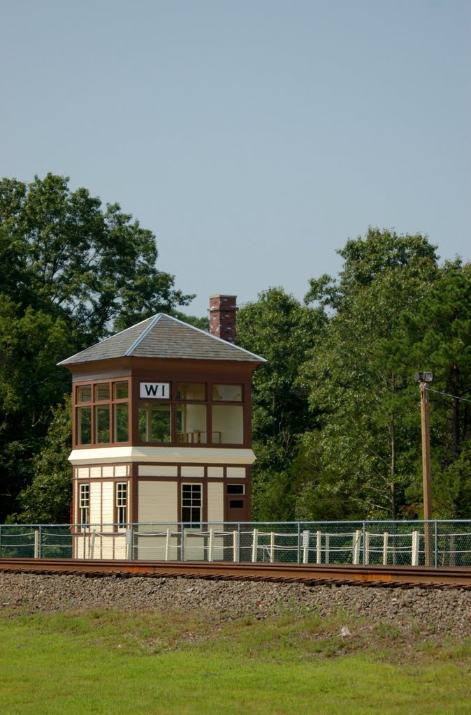 Cape May Seashore Lines Signal Tower "WI" at Richland, NJ by Scotch Canadian