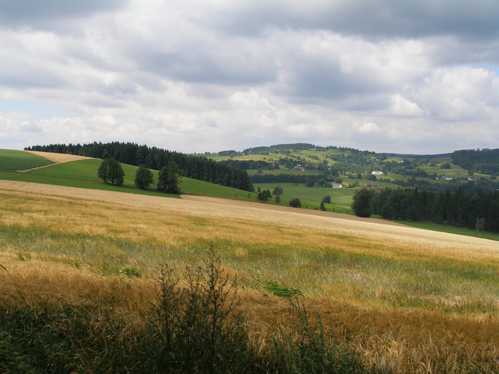 Vysočina - Krajina v okolí Milovy by valsoraj