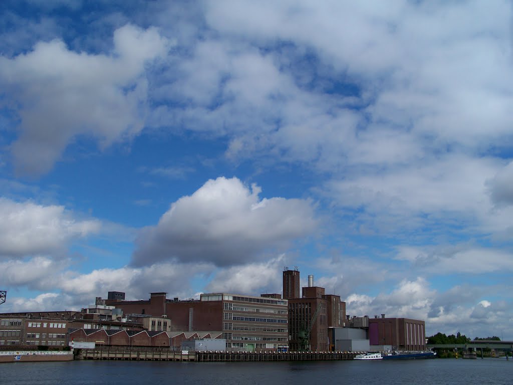 Maasoever op een zondagochtend te Maastricht by Ted Potters