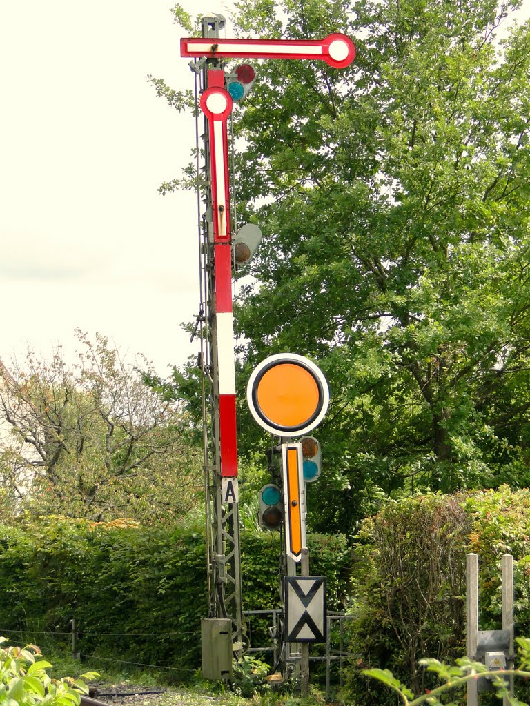 Einfahrsignal mit Vorsignal in alter Ausführung by bke