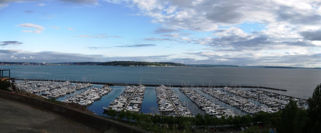 Overlooking Magnolia Marina by TDCinSeattle