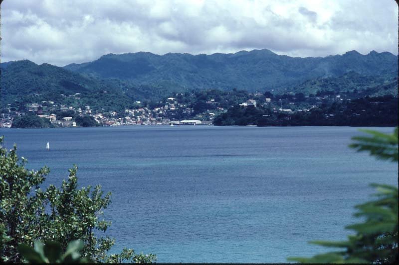 St. George´s from Quarantine Point - Grenada - 1981 by Ole Holbech