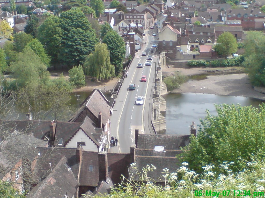 Looking down from Castle Terrace on low Town by Minispud