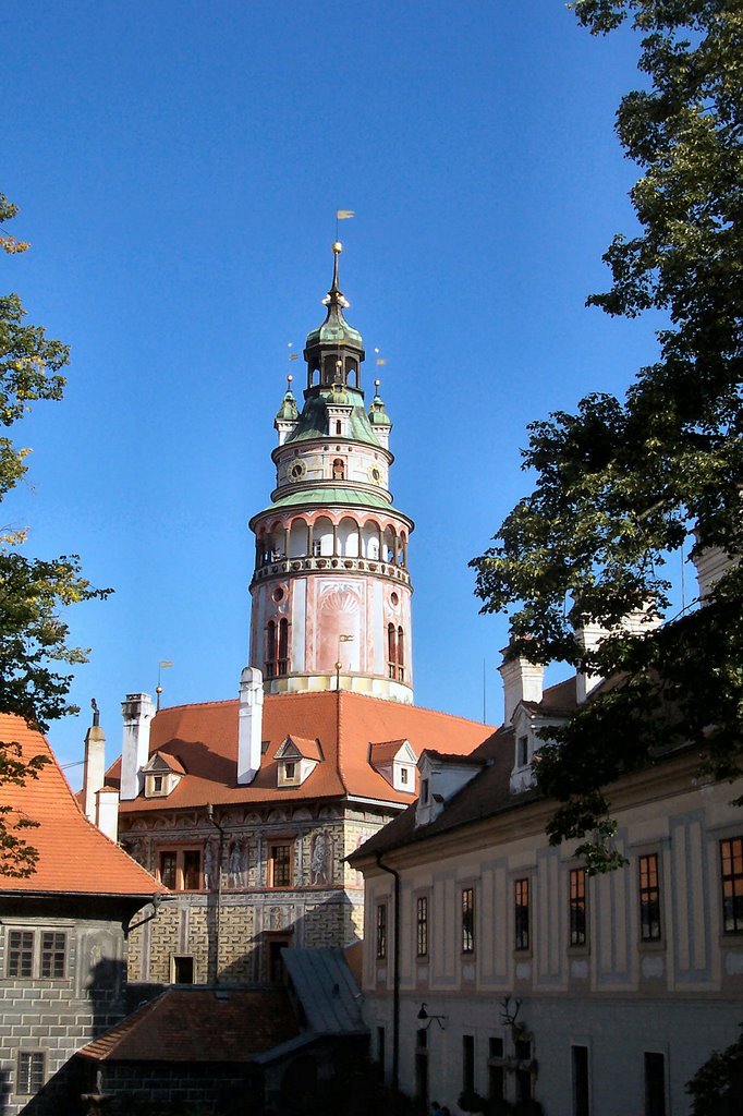 Cesky Krumlov by Dieter Knausenberger