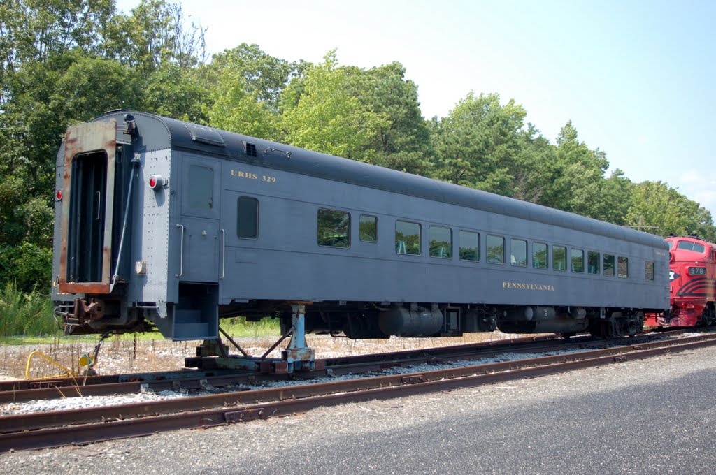 United Railroad Historical Society of New Jersey Passenger Coach No. 329 "Pennsylvania" at Tuckahoe, NJ by Scotch Canadian