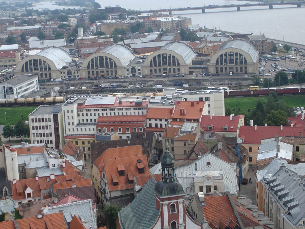 Former Zeppelin's hangar, currently a public market. by Victor Misael