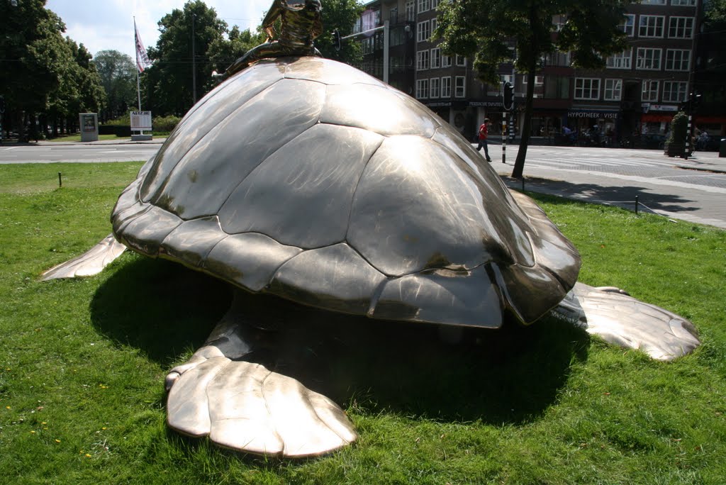 Armoured animal; `Searching for Utopia`, Amsterdam. by Carl030nl