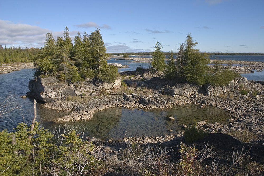 East end of Blue Heron Island by Jack Salen