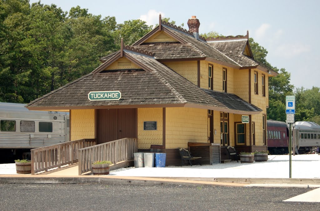 Cape May Seashore Lines Passenger Depot at Tuckahoe, NJ by Scotch Canadian