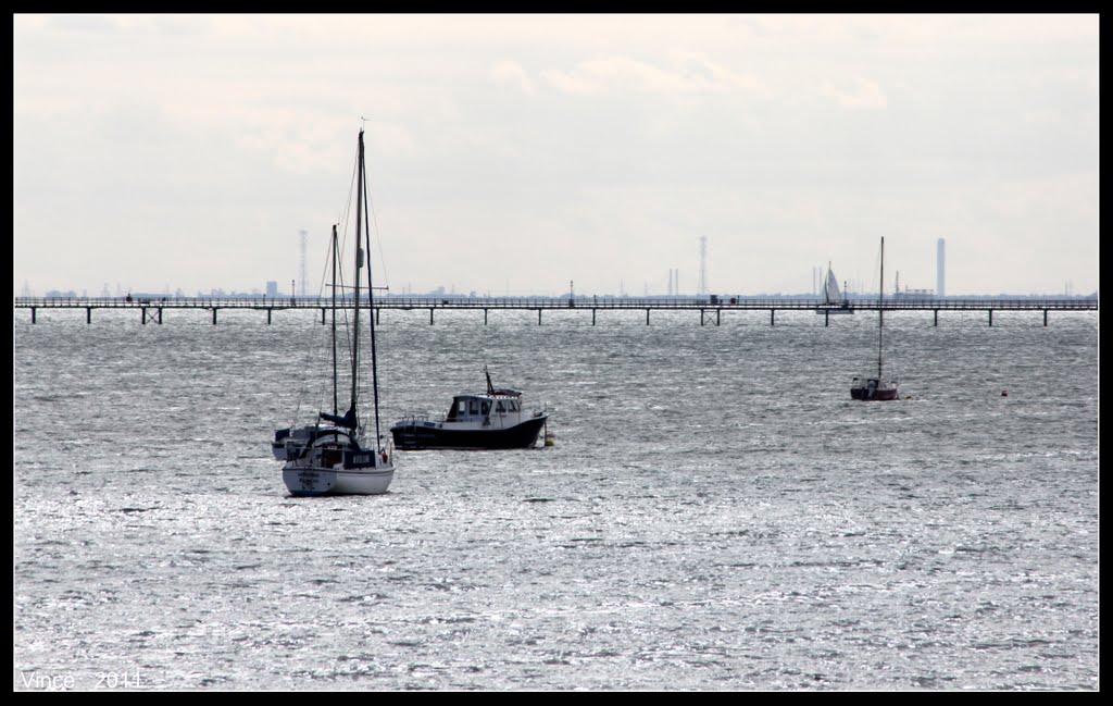 Southend pier by V1NCE