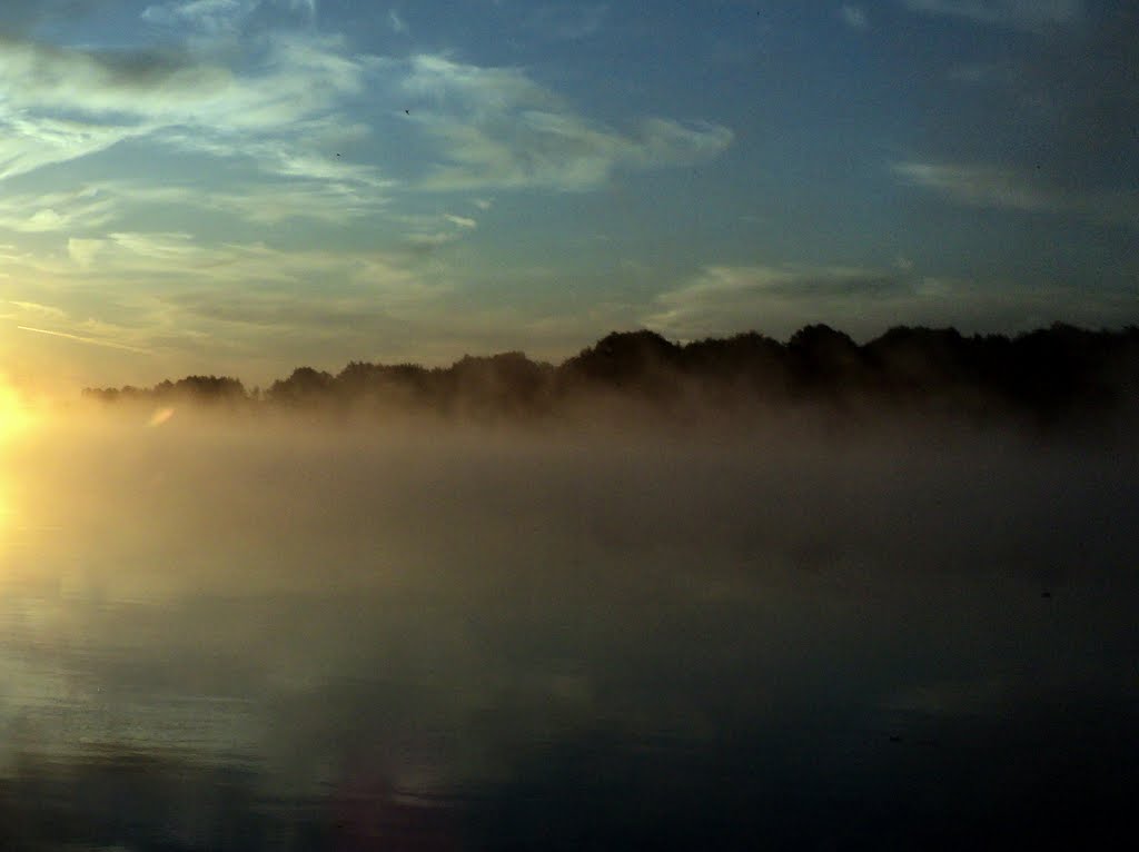 A morning fog over the Oka river / Река Ока, утренний туман by Brah