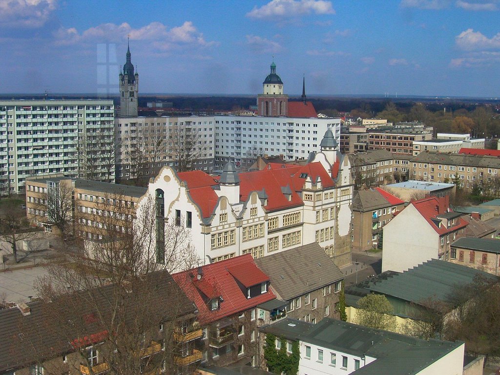 2006-04-09_Dessau,Aussicht vom Naturkundemuseum zum Philanthropinum by M_H