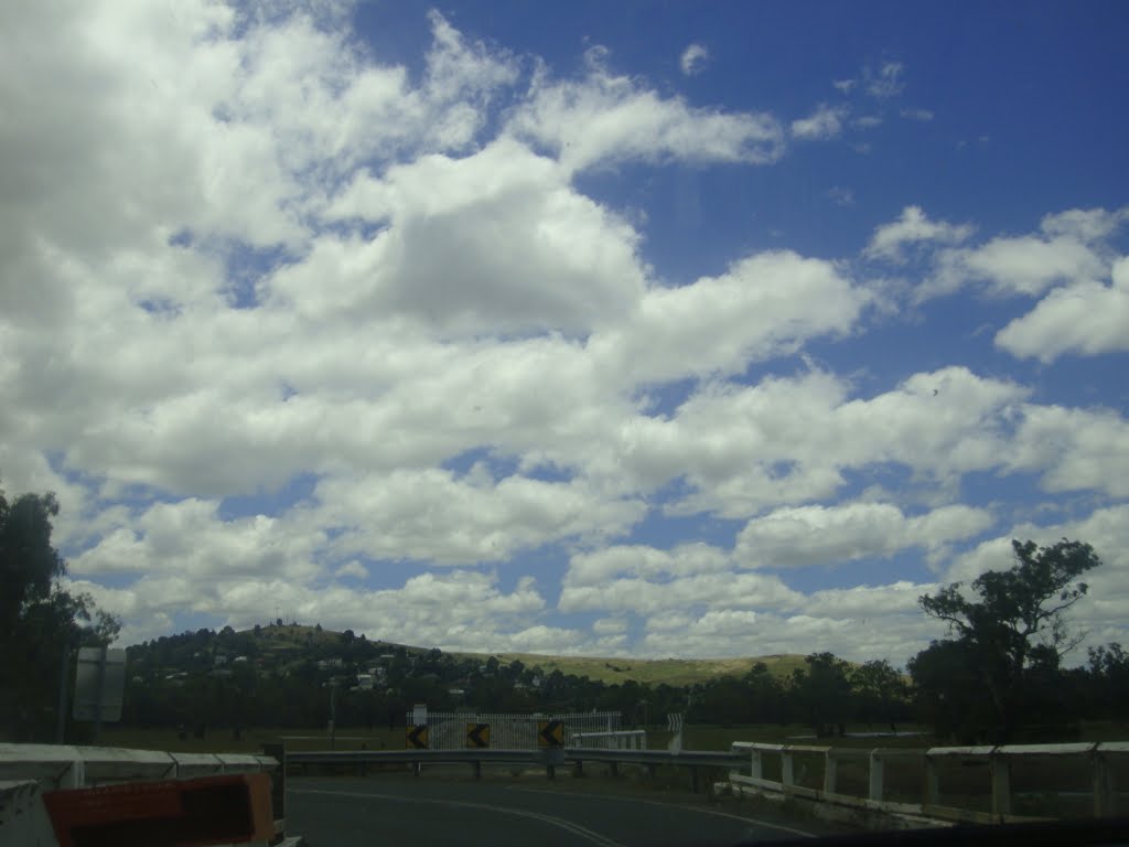 Maccas Carpark Gundagai NSW by Geniene Prater