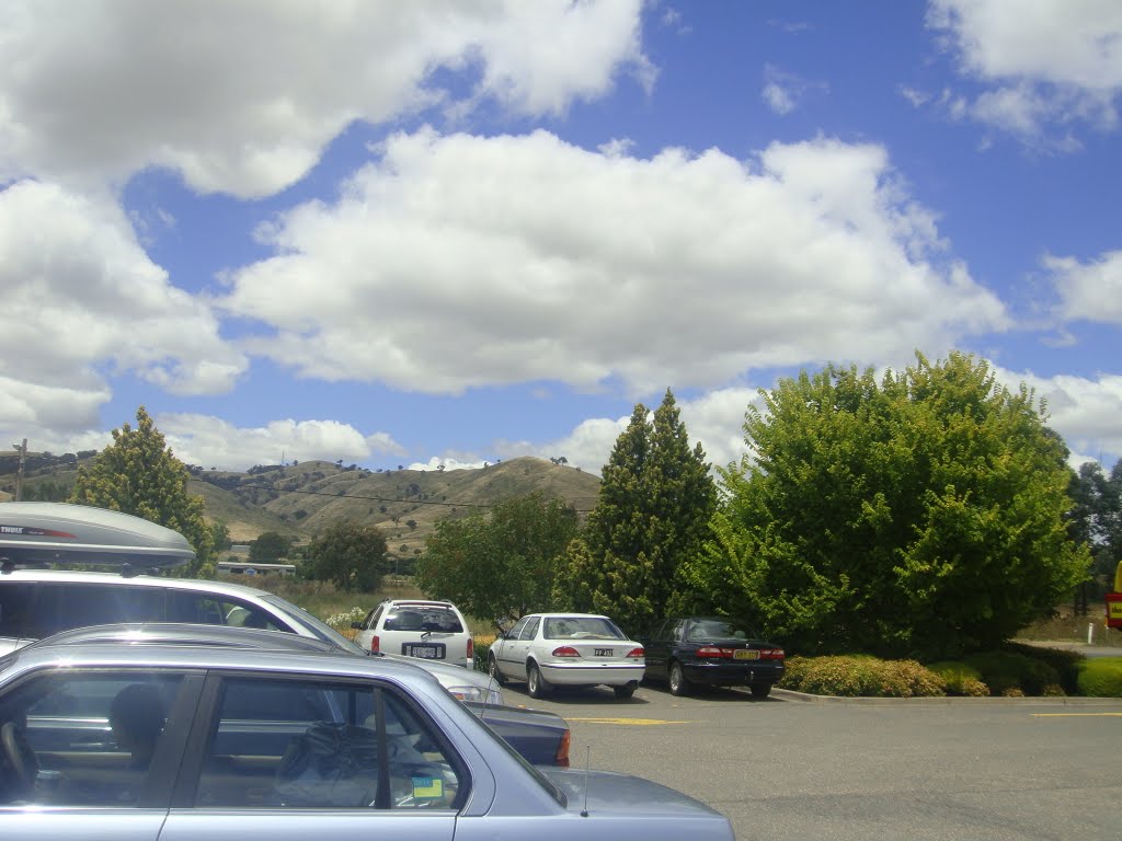 Maccas Carpark South Gundagai NSW by Geniene Prater