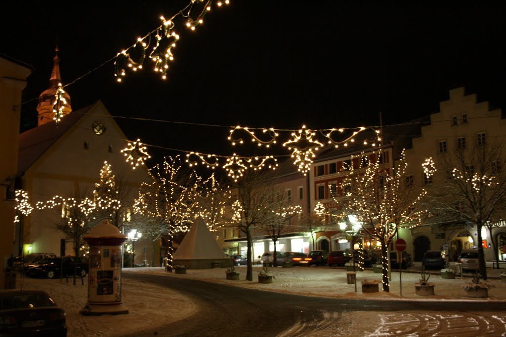 Stadtplatz Viechtch im Advent by Auriane