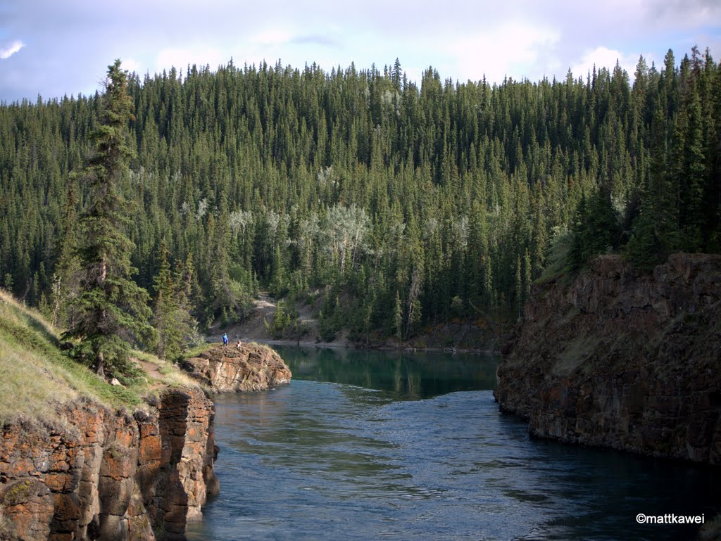 Yukon River - gorge by matt kawei