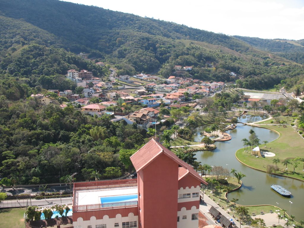 View of pond/valley in front of Hotel Monte Real by shuebydoo