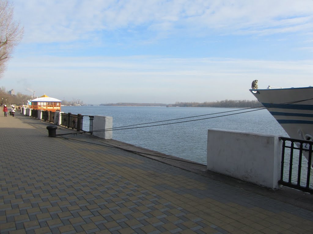 Quay in Rostov-on-Don / Набережная в Ростове-на-Дону by Valentine Verchenko