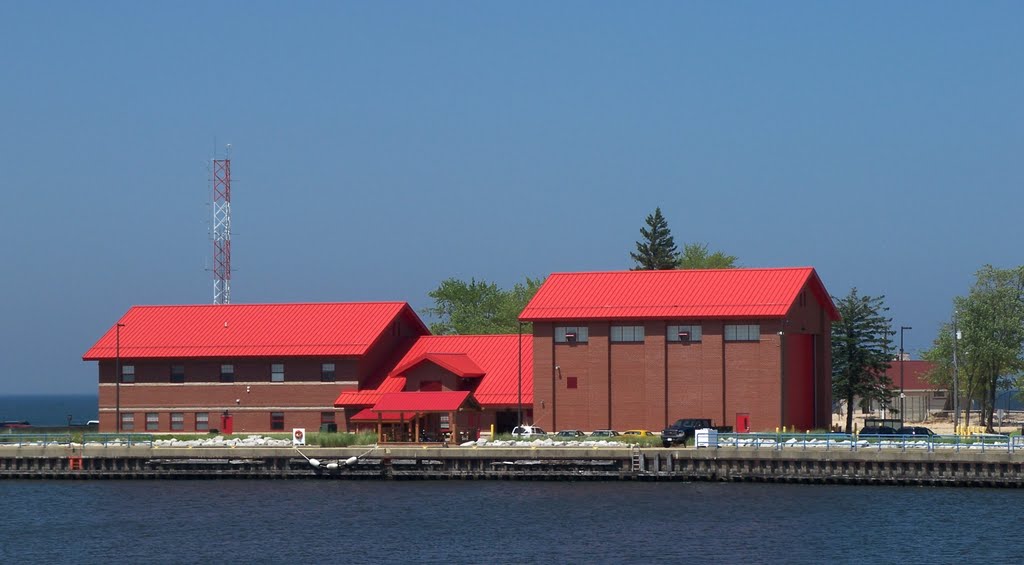 Manistee Coast Guard Station by Time Warpped