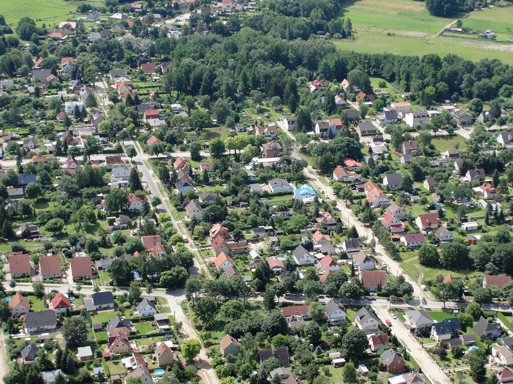 Luftaufnahme Fredersdorf - Wohngebiet um Posentsche Straße by CT-Flieger