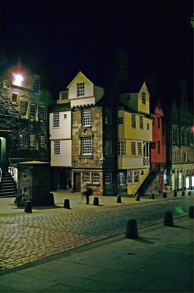 John Knox House on the Royal Mile by night, Edinurgh by maharg