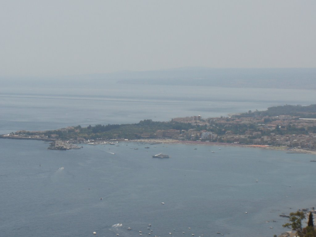 Giardini Naxos (view from Taormina) by Raffaele Boccia