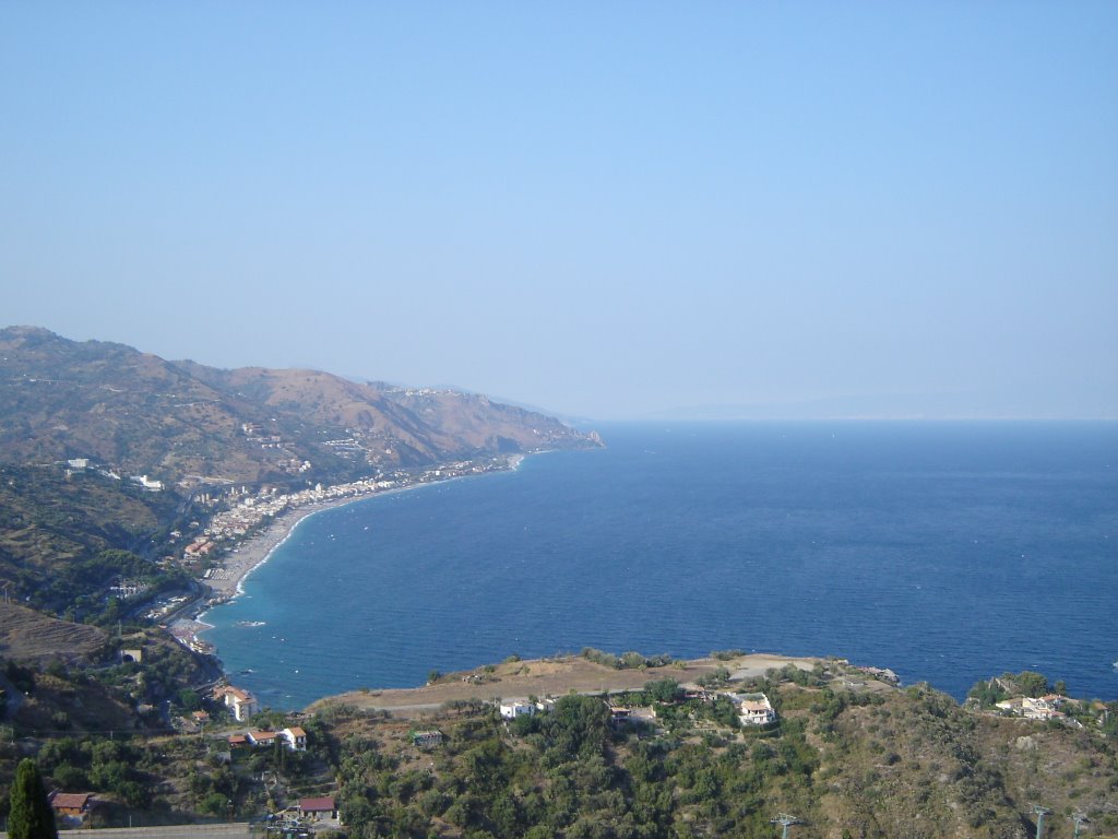 View from greek theatre by Raffaele Boccia