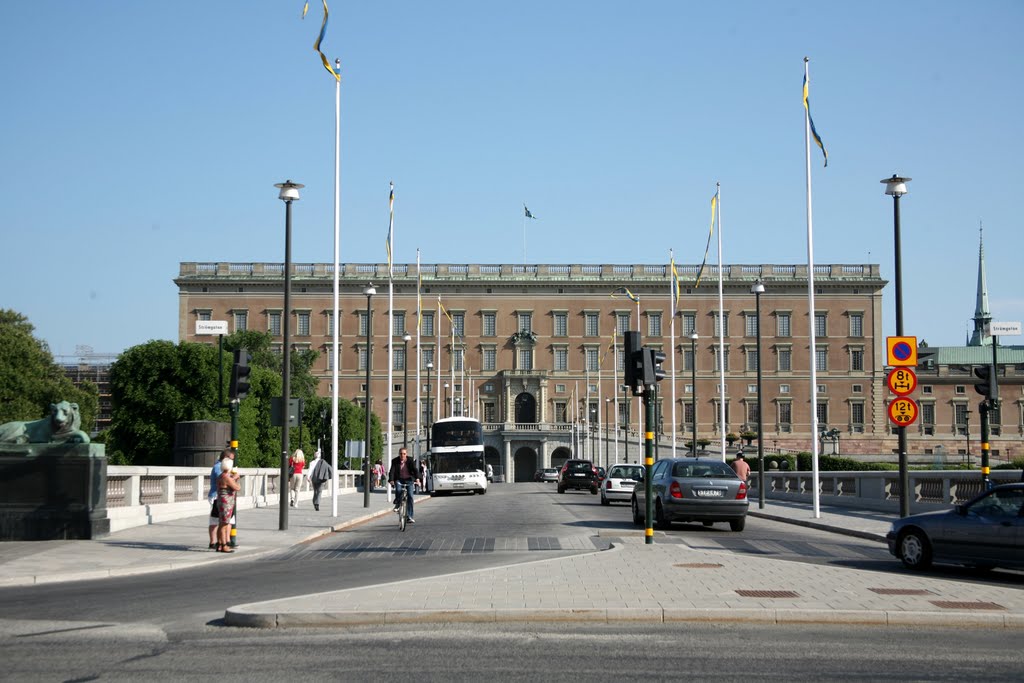 Stockholms slott (Kungliga slottet), Stockholm, Sverige by Hans Sterkendries