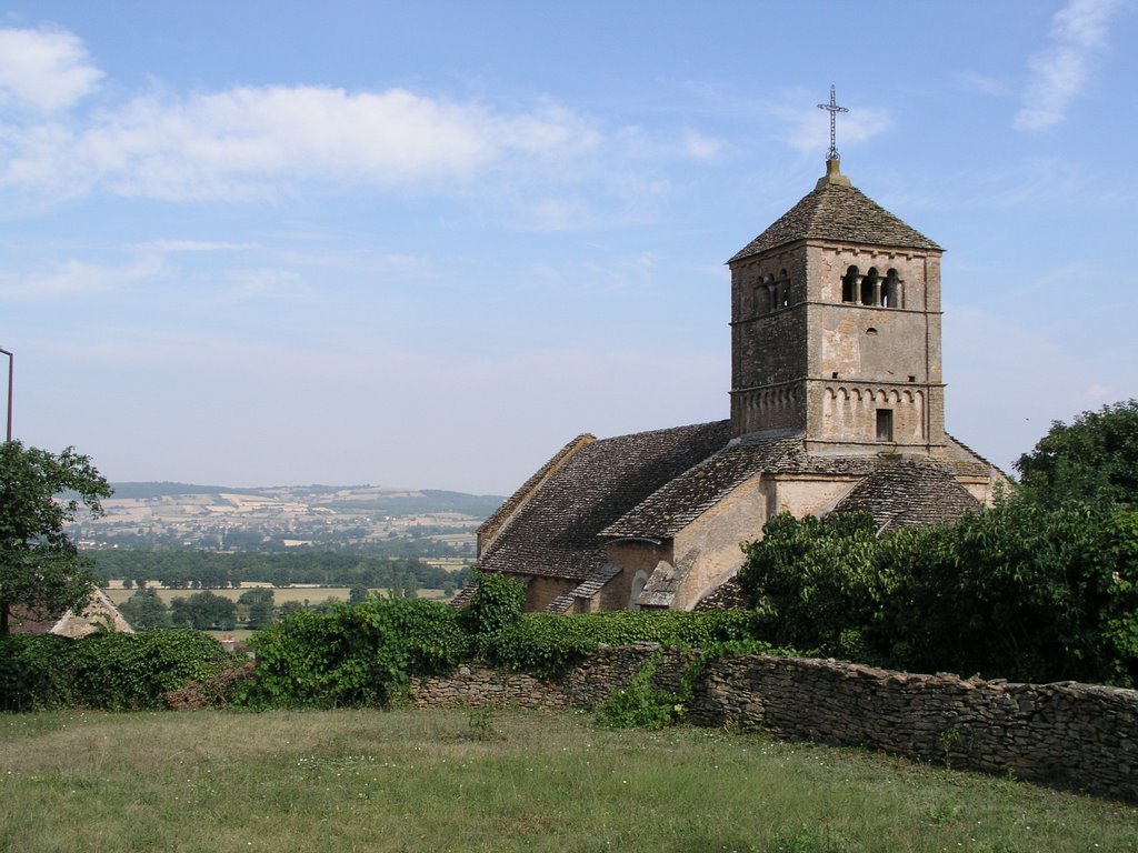 Church in Ameugny by Damir Jelic