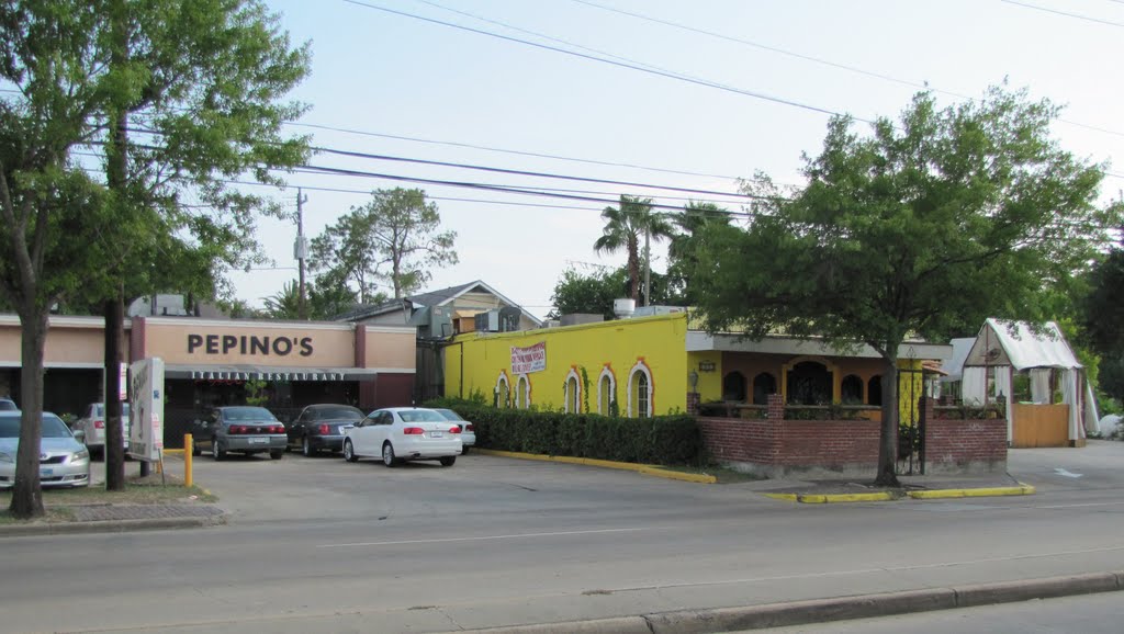 Pepino's (seen from Richmond Ave) by Wolfgang Houston