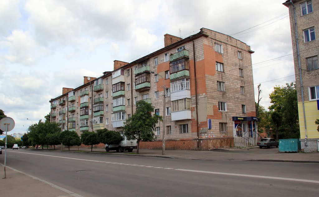 "Хрущовки" на вул. Набережній / Naberezhna str. by Soul_Flyer