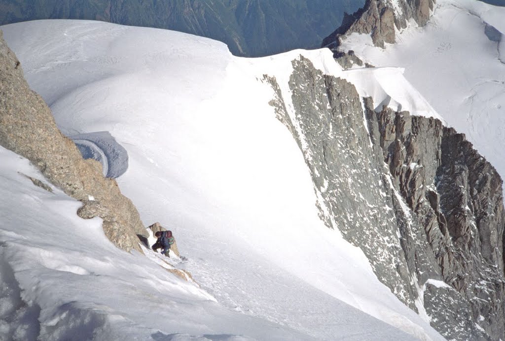 Mt Blanc du Tacul, au-dessus du Gervasuti 16.08.1994 by Jean-Luc.