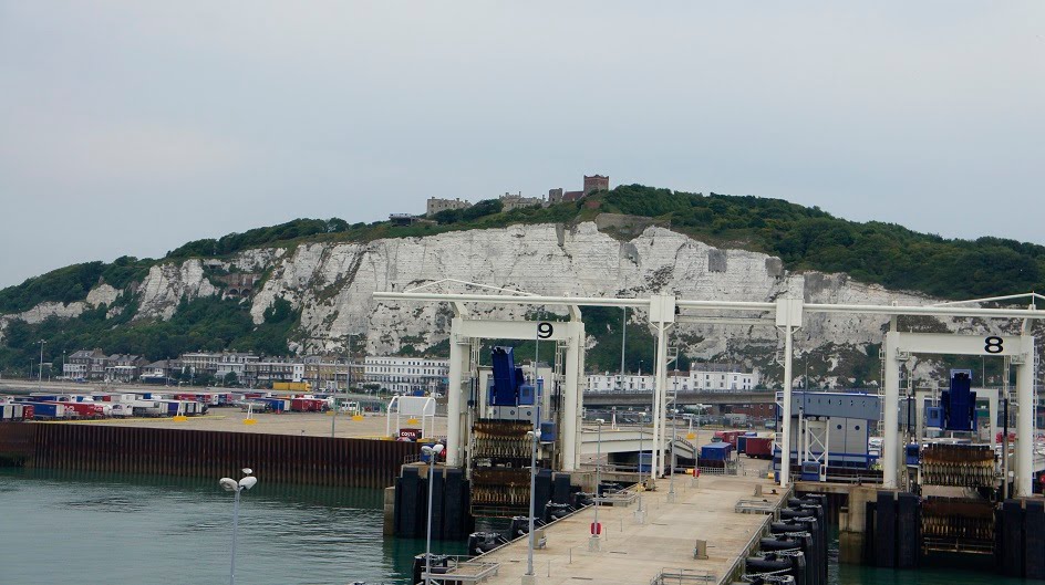 Dover Ferry Terminal, view towards the Castle by Paul HART