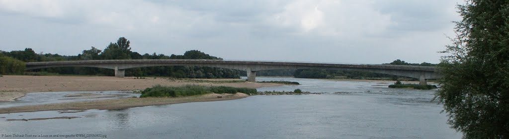 Le pont de Saint-Thibault Vue de l'aval au sortir de l'écluse by Woimant-Malloizel