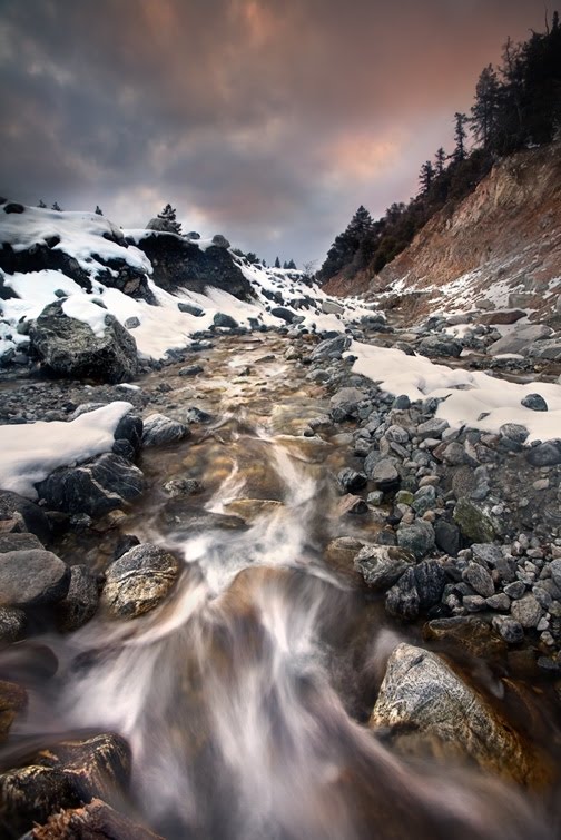 Snow Creek by Tom Grubbe