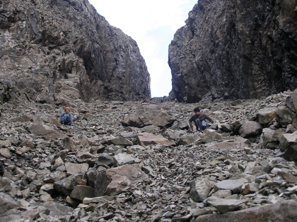 Great Stone Chute of Sgurr Alasdair by David Jack