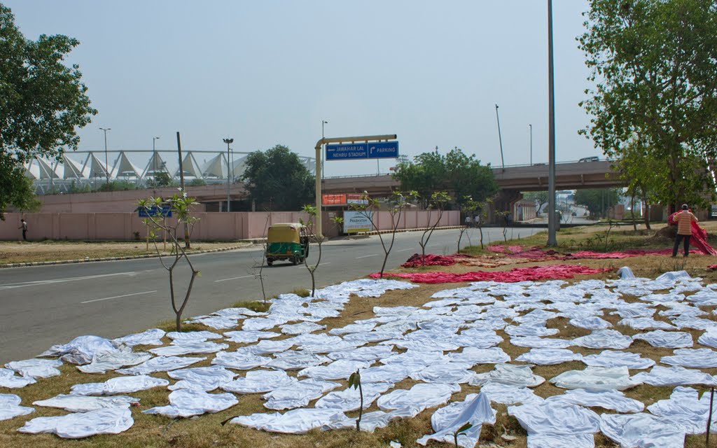 Nehru Stadium, Delhi, India by mohittzomar