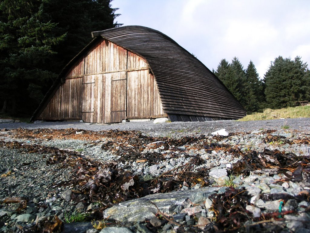 Viking Boat House at Bukkøy, Karmøy by Geir_O