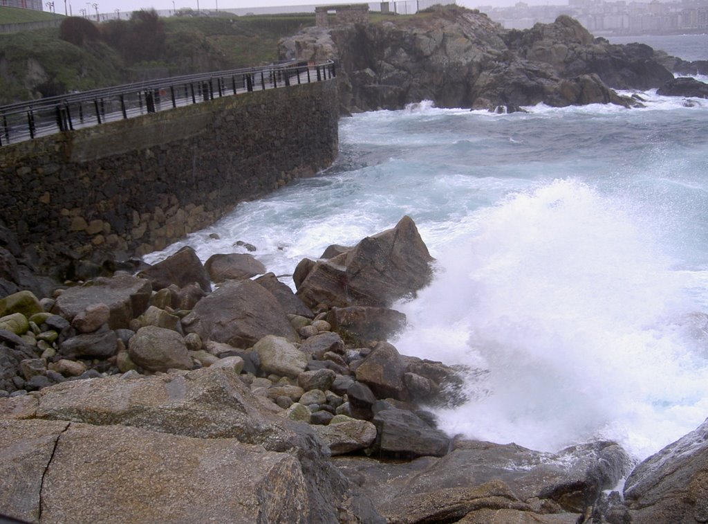 Romper de las olas en el Aquarium (A Coruña) by Miguel Ángel Del Ála…